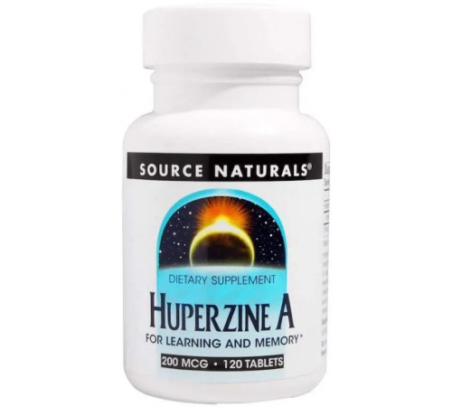 Вітаміни для мозку Source Naturals Huperzine A 200 мкг 120 таб