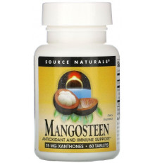 Мангостин Source Naturals Mangosteen 187,5 мг 60 таблеток