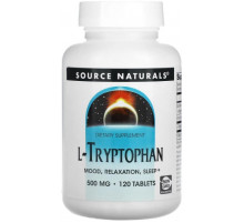 Триптофан Source Naturals L-Tryptophan 500 мг 120 таблеток