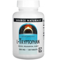 Триптофан Source Naturals L-Tryptophan 500 мг 120 таблеток