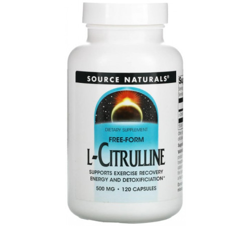 L-цитрулін Source Naturals L-Citrulline 500 мг 120 капсул