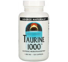 Таурин Source Naturals Taurine 1000 мг 120 капсул