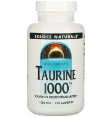 Таурин Source Naturals Taurine 1000 мг 120 капсул