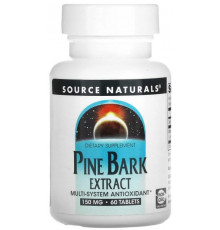 Пікногенол Екстракт сосни Source Naturals Pine Bark Extract 150 мг 60 таблеток