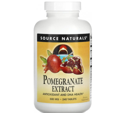 Екстракт гранату Source Naturals Pomegranate Extract 240 таб