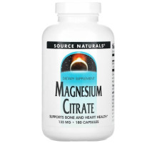 Магній цитрат Source Naturals Magnesium Citrate 133 мг 180 капсул