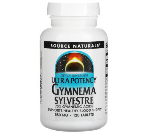 Джимнема Сильвестра контроль сахара Source Naturals Gymnema Sylvestre 550 мг 120 таб