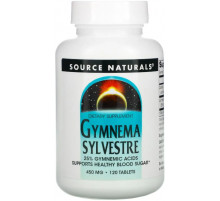 Джимнема Сільвестра Source Naturals Gymnema Sylvestre 120 таб