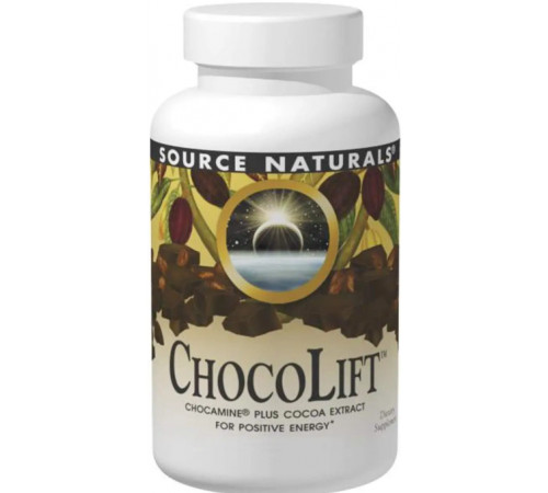 Екстракт шоколаду Source Naturals ChocoLift 60 капс