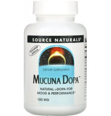 Мукуна пекуча для потенції Source Naturals Mucuna Dopa 100 мг 60 капс