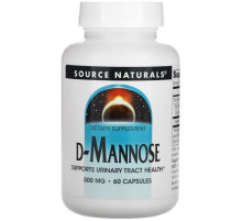D-Манноза Source Naturals D-Mannose 500 мг 60 капсул