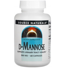 D-Манноза Source Naturals D-Mannose 500 мг 60 капсул