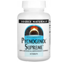 Пикногенол Source Naturals Pycnogenol Supreme 60 таблеток