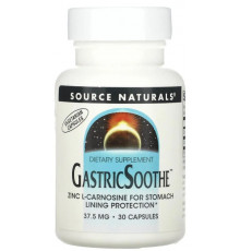 Цинк L-карнозин Source Naturals GastricSoothe 37.5 мг 30 капс