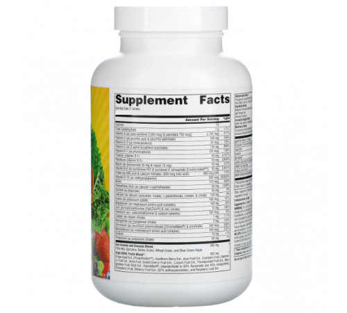 Мультивітаміни та мінерали Source Naturals Life Force Green Multiple 45 таб