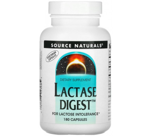 Лактаза Source Naturals Lactase Digest 180 капсул