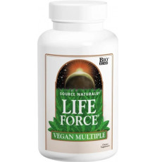 Мультивітаміни для веганів Source Naturals Life Force Vegan Multiple 60 таб