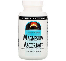 Магній аскорбат Source Naturals Magnesium Ascorbate 1000 мг 120 таб