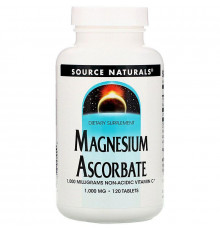 Магній аскорбат Source Naturals Magnesium Ascorbate 1000 мг 120 таб