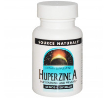 Витамины для мозга Source Naturals Huperzine A 100 мкг 120 таблеток