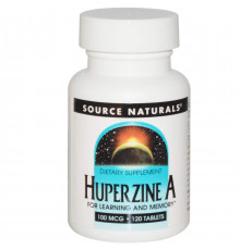 Вітаміни для мозку Source Naturals Huperzine A 100 мкг 120 таблеток