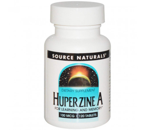 Вітаміни для мозку Source Naturals Huperzine A 100 мкг 120 таблеток