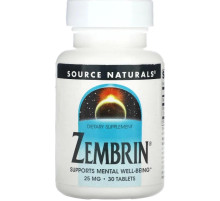Від стресу та втоми (зембірин) Source Naturals Zembrin 25 мг 30 таб
