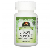 Хелат железа (для веганов) Source Naturals Iron Support 180 таб