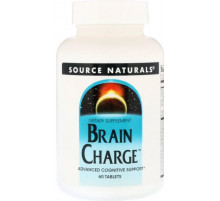 Концентрация внимания Source Naturals Brain Charge 60 таб