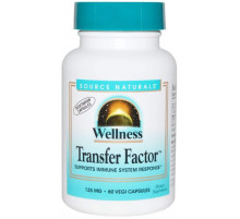 Молозиво Source Naturals Колострум Transfer Factor Wellness 125 мг 60 капсул