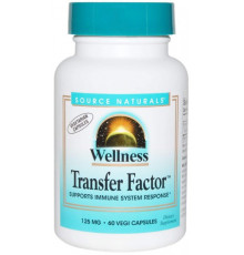 Молозиво Source Naturals Колострум Transfer Factor Wellness 125 мг 60 капсул