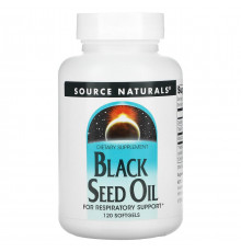 Олія насіння чорного кмину Source Naturals Black Cumin Seed Oil 120 гел капс
