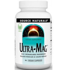Магній для сердця та судин Source Naturals Ultra-Mag 90 капс