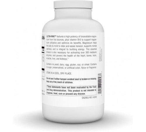 Магний Ультра-Маг Source Naturals Ultra-Mag 360 капс