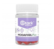 Модафініл, теанін, гуарана Stark Pharm Modafinil Plus 20 caps