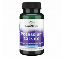 Калій Swanson Potassium Citrate 99 мг 120 капсул