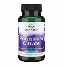 Калій Swanson Potassium Citrate 99 мг 120 капсул