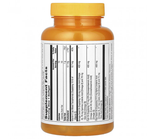 Омега 3 6 9 Thompson Omega 3-6-9 1200 мг 60 капс