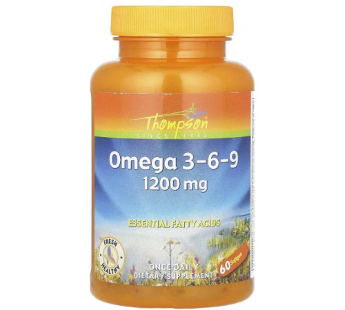Омега 3 6 9 Thompson Omega 3-6-9 1200 мг 60 капс
