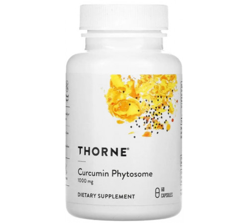 Фітосома куркуміну (куркума) Thorne Curcumin Phytosome 1000 мг 60 капс