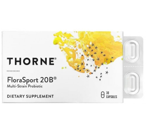Пробіотики Thorne FloraSport 20В 30 капс