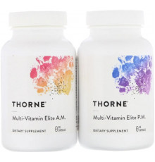 Мультивітаміни еліт Thorne Multi-Vitamin Elite NSF Certified for Sport 2 бутылки по 90 капсул