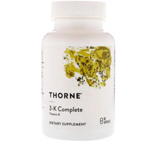 Витамин К1 и К2 Thorne3-K Complete 60 кас
