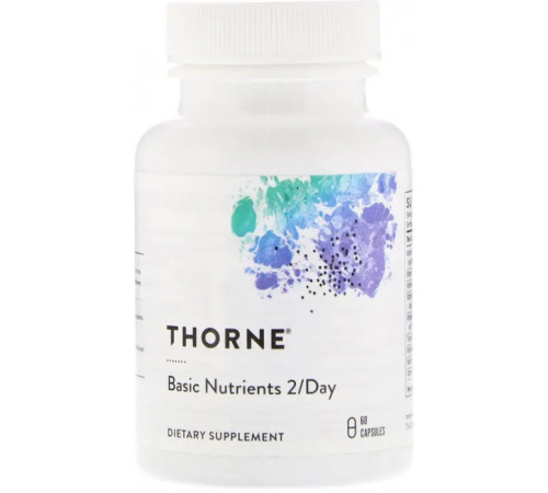 Вітаміни і мінерали формула Thorne Basic Nutrients 2/Day 60 капс