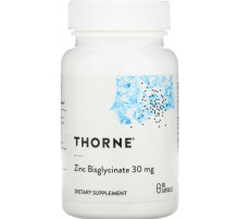 Бисглицинат цинка Thorne Zinc Bisglycinate 30 мг 60 капс