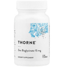 Бисглицинат цинка для иммунитета Thorne  Zinc Bisglycinate 15 мг 60 капс