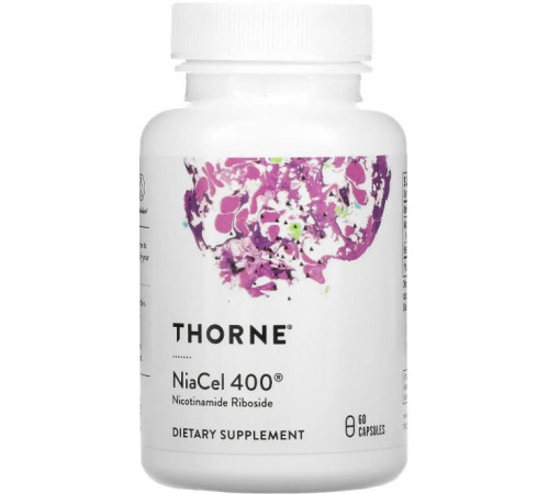 Никотинамид рибозид Thorne NiaCel 400 60 капс