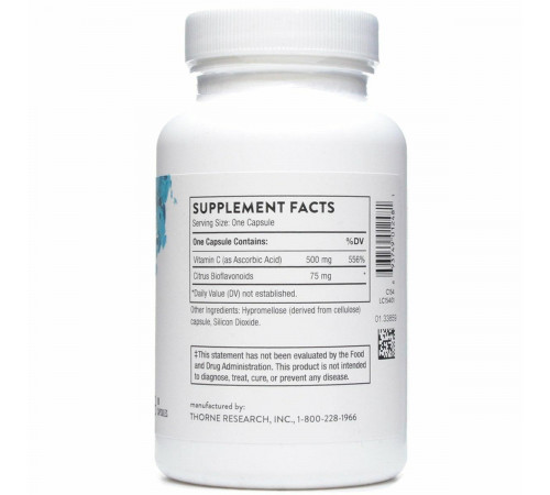 Вітамін С з біофлавоноїдами Thorne  Vitamin C 90 капс