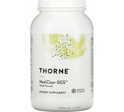 Поддержка печени Thorne Mediclear-SGS 977 г ваниль
