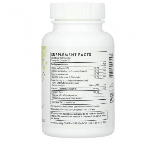 Комплекс от стресса Thorne Craving and Stress Support 60 капс